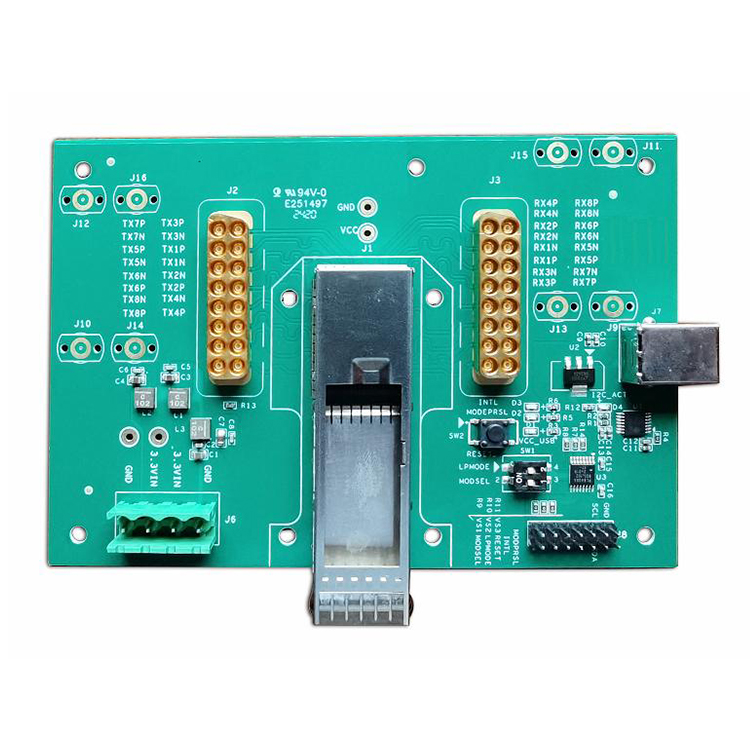 U9608 QSFP-DD EVB Posts and Post Holders