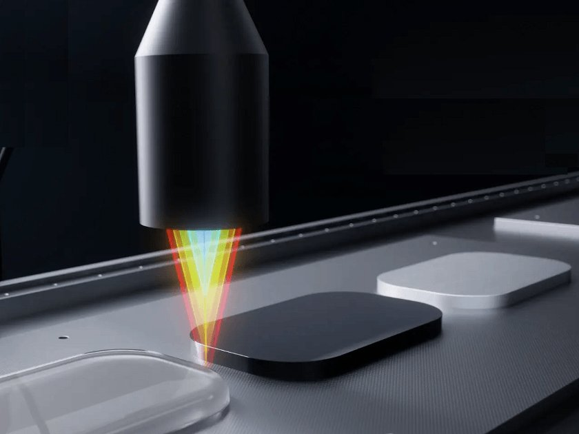 Chromatic Confocal Sensor Displacement Gages