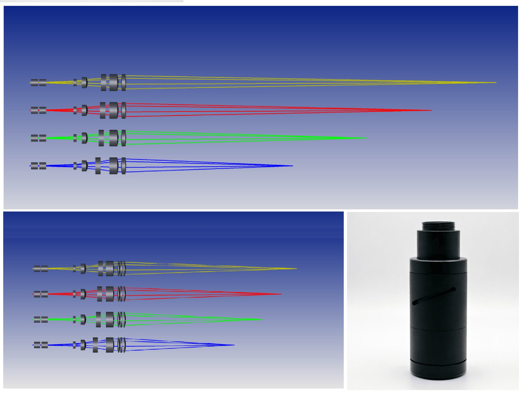 Long Working Distance Zoom Industrial Inspection Objective Microscope Accessories