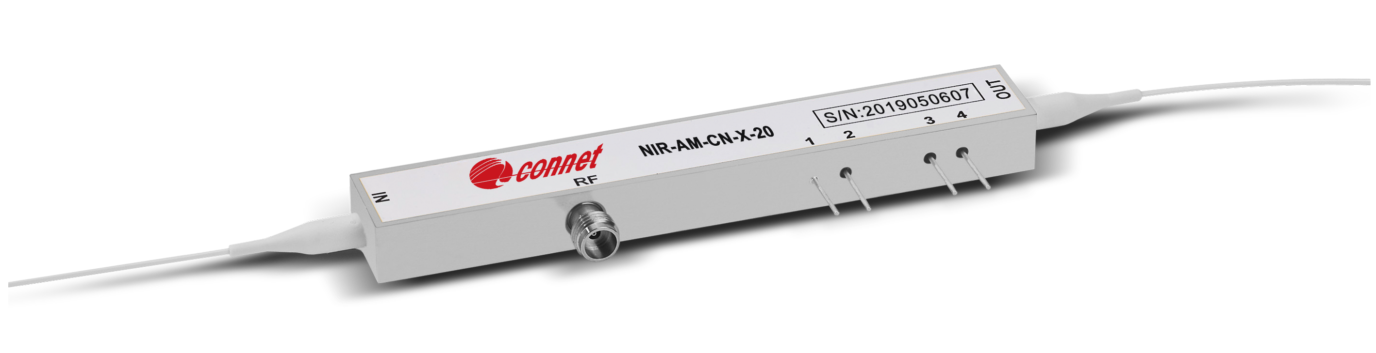 NIR-AM-CN-X Series LiNbO3 Optical Intensity Modulator (1.0 um 20 GHz) EOM