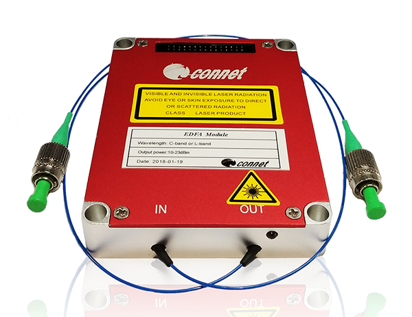 C-Band Miniaturized EDFA Module (SM/PM) Fiber Optic Amplifiers