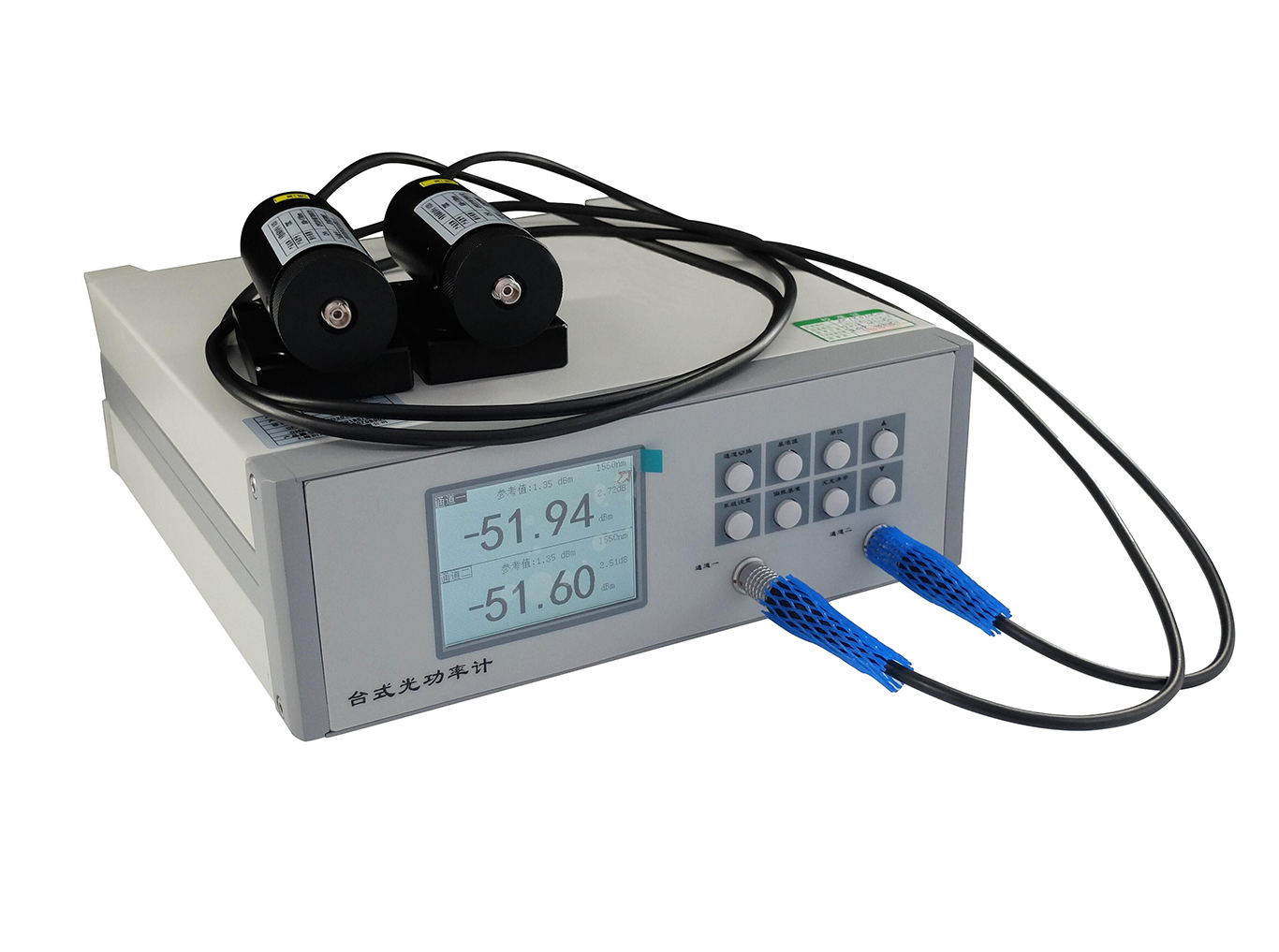 External Dual-Channel Power Meter Wavelength-Division Multiplexing (WDM)