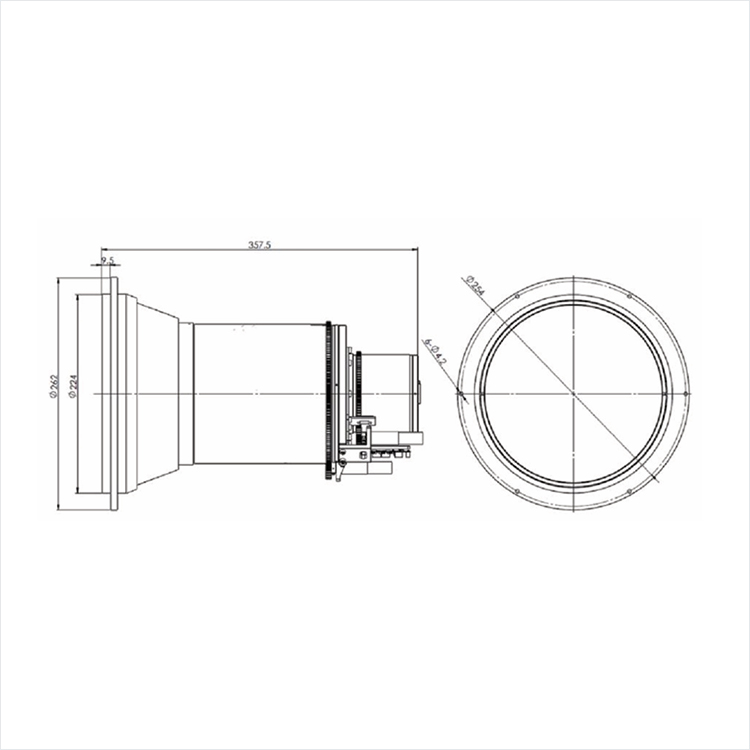 CNGE- 15-300mm LWIR Motorized Zoom Lens High-Performance Lenses