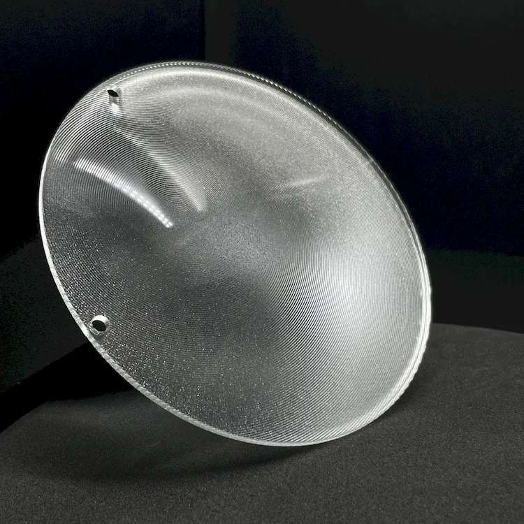 Factory Custom Frosted Fresnel Lens φ104 Focal Length F100 Grit No.2 Optical Lenses