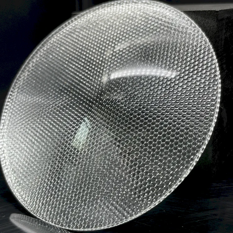 Miniature Array Fresnel Lens Fly-Eye Lens φ225 Focal Length F220 Fly-Eye No.50 Optical Lenses