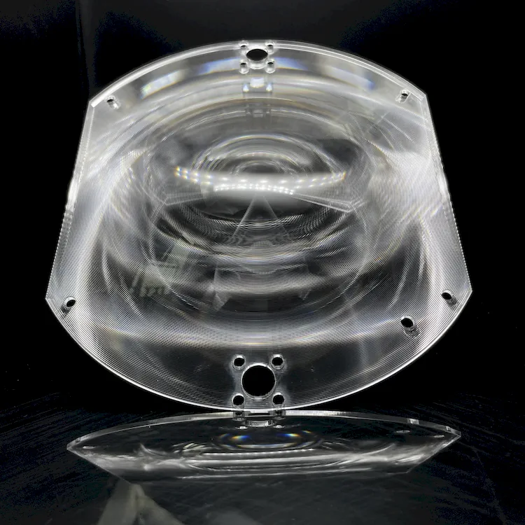 High Transmittance Stage Light Fresnel Lens 177*148 Focal Length F130 Optical Lens Manufacturer Optical Lenses