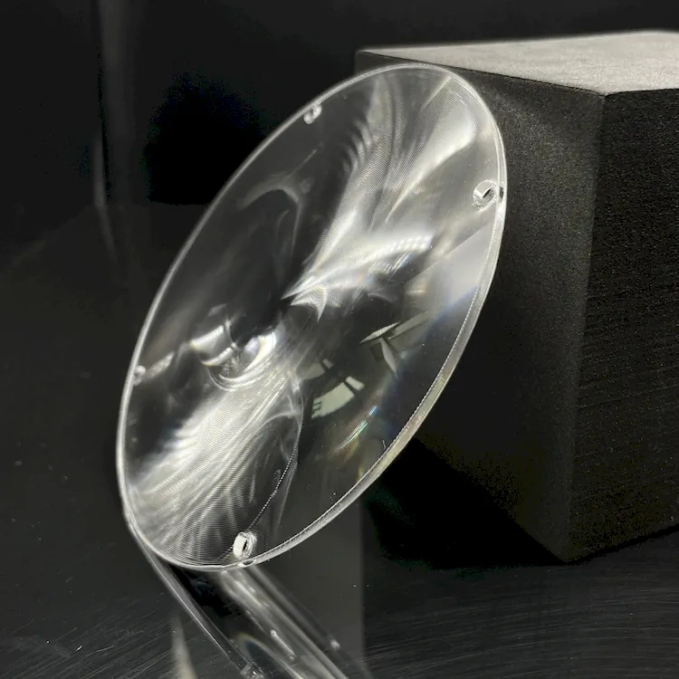 High Transmittance Stage Light Fresnel Lens φ101.2 Focal Length F80 Optical Lens Manufacturer Optical Lenses