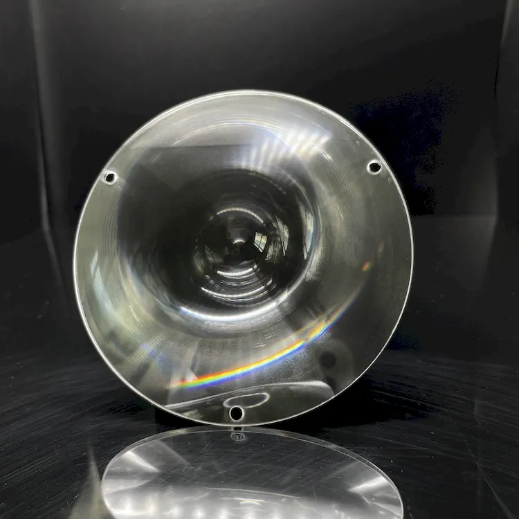 High Transmittance Stage Light Fresnel Lens φ110 Focal Length F60 Optical Lens Manufacturer Optical Lenses