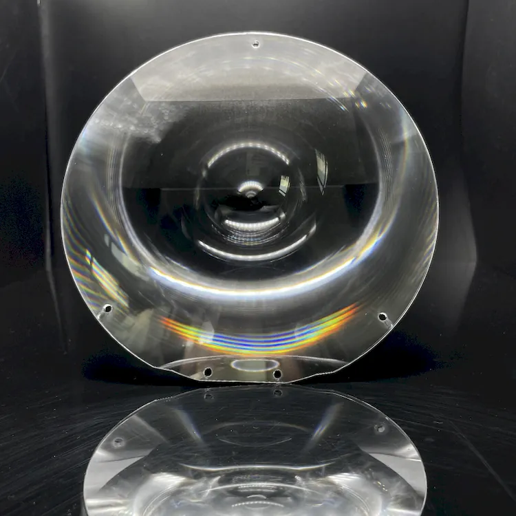 High Transmittance Stage Light Fresnel Lens φ174*170 Focal Length F120 Optical Lenses