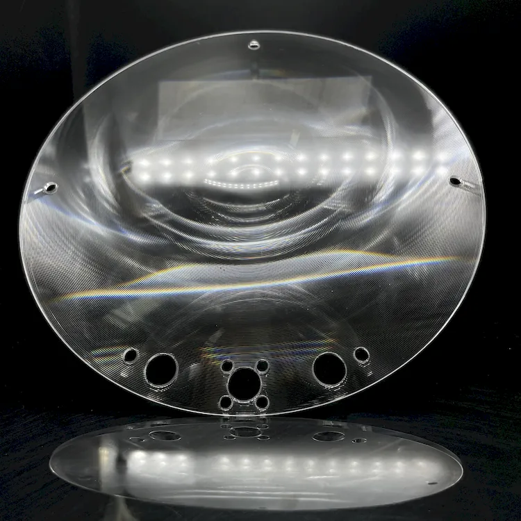 High Transmittance Stage Light Fresnel Lens φ175 Focal Length F130 Optical Lens Manufacturer Optical Lenses