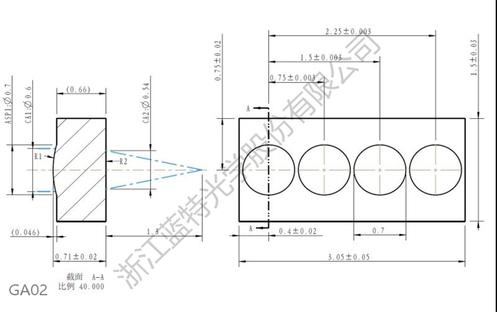 GA02 Optical Lenses