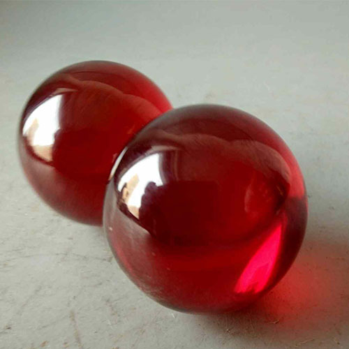 Red Corundum Ball Optical Lenses