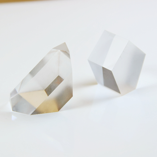 BK7 and Fused Silica Glass Roof Prism Optical Material