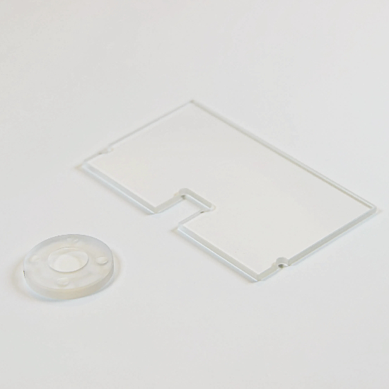 Ultra-Thin Flexible Optical Glass Slotted Window Ceramic and Glass Components