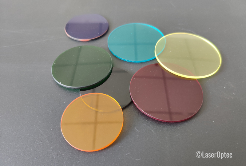 Colored Optical Glass Ceramic and Glass Components