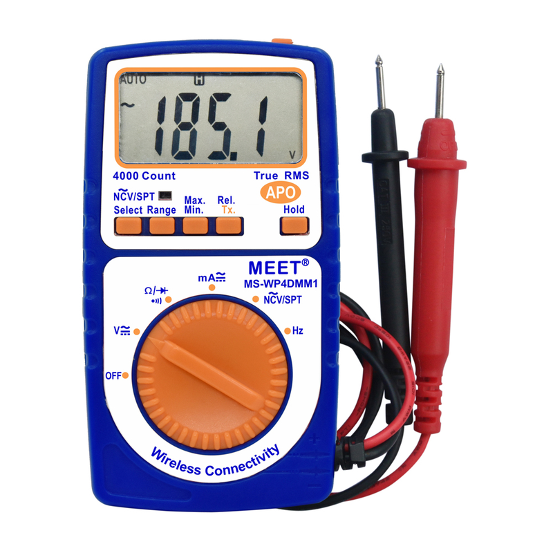 Wireless Multifunction Digital Multimeter 4000 Count Measurement Devices