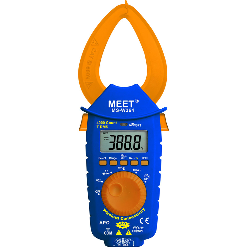 Wireless-Connected Clamp Meter 4000 Display Measurement Devices