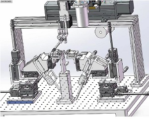 Fully Automatic Splitter Coupling System Venus-PLC200 Optical Production Equipment