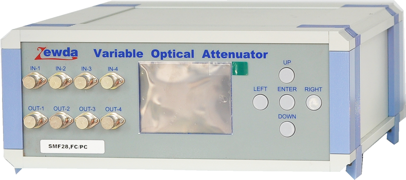 Four-Channel VOA Fiber Optic Attenuators