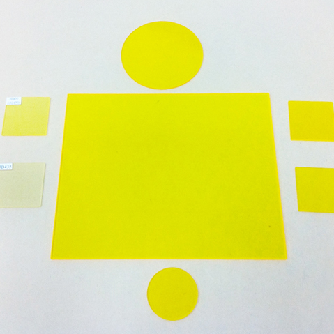 gold Yellow glass YS400 Optical Filters