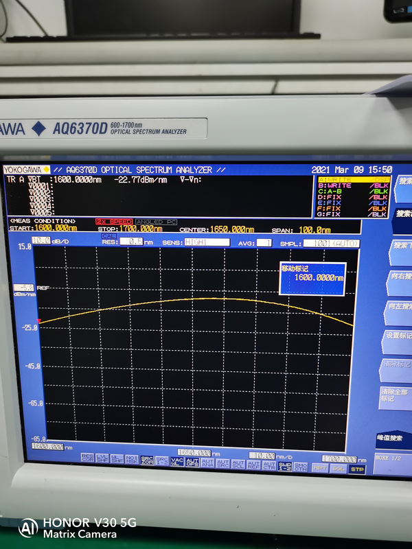 1600~1700nm SLED broadband light source Superluminescent Diodes