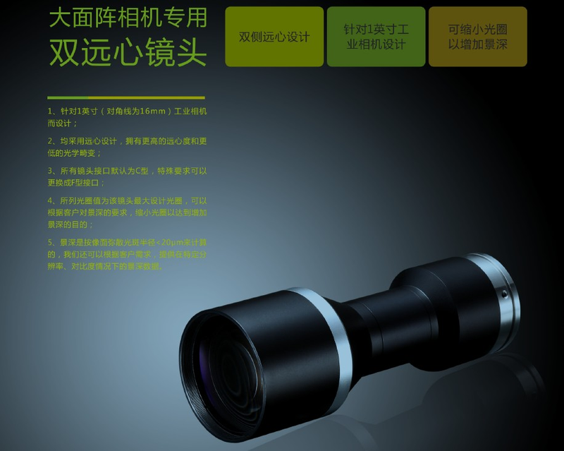 telecentric lens High-Performance Lenses