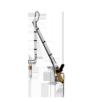 Q lasers with light arms and hand tools Lamps