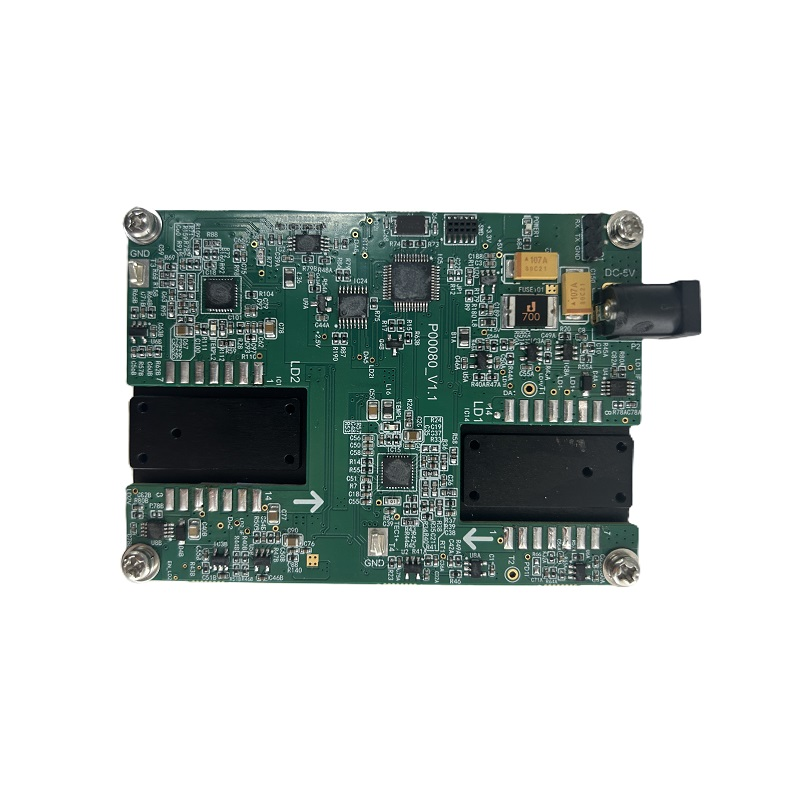Double-channel butterfly laser drive OMLD series Fiber Optic Amplifiers