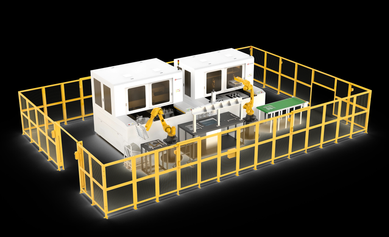 Automation line for laser processing of mirror glass Laser Processing Equipment