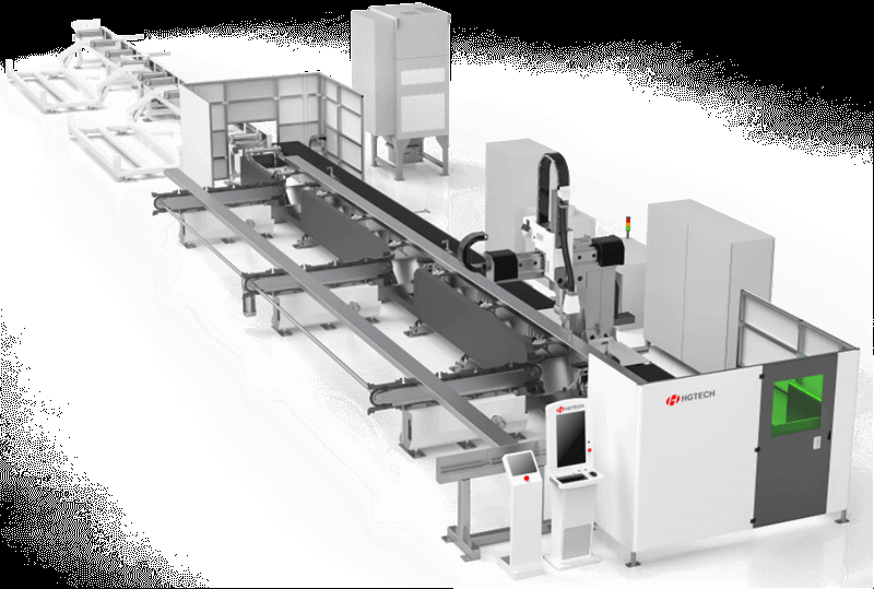 3D steel cutting and upper and lower gear -- UBC series Laser Processing Equipment