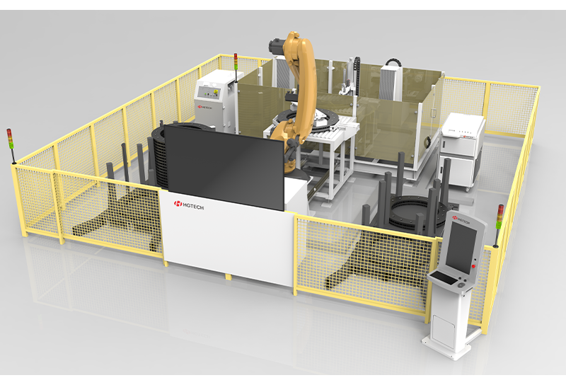 All-automatic laser cleaning lines on the brakes Laser Processing Equipment