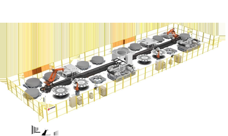 Autowelding lines for polar grids/support networks Laser Processing Equipment