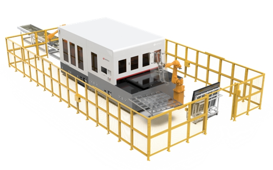 Automation of ultra-heavy laser cutting of glass in vehicles Line Laser Processing Equipment