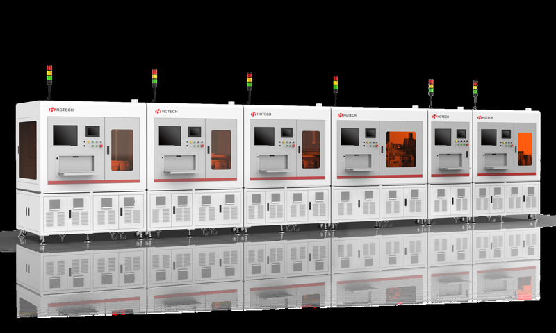 Automatic welding of wires by metal connectors Laser Processing Equipment