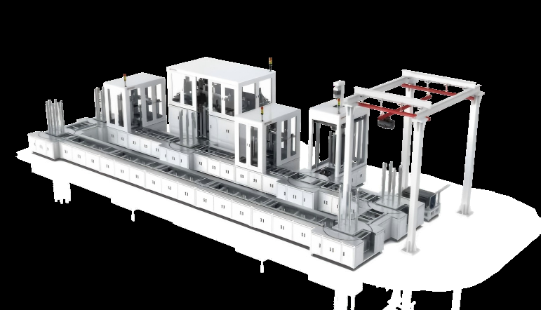 Automation line for total stacking Automation and Control