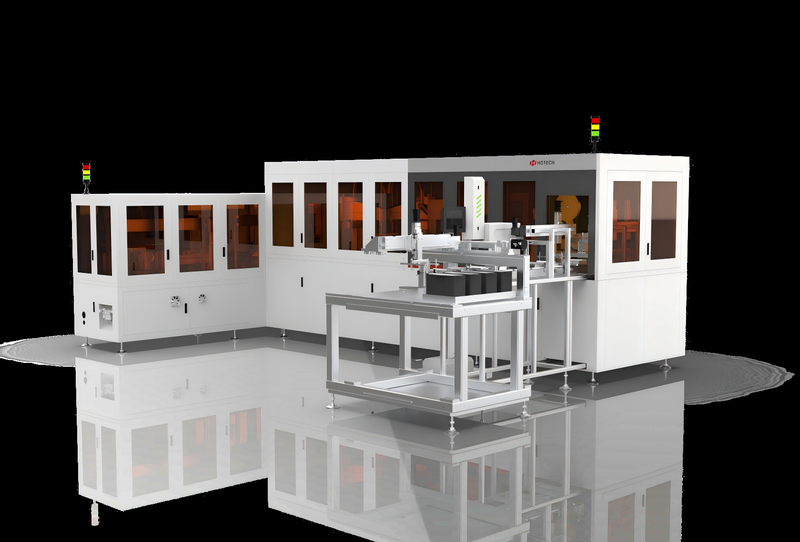 Smart line for automatic wrapping on board Automation and Control