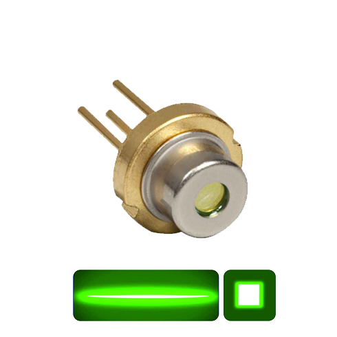 520 nm 1W 1.6W flat window green light luminous diode Laser Diodes