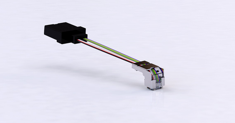 90° Bending Fiber Array Optical Fibers