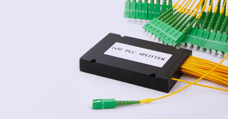 PLC Splitter Plastic Module Fiber Optic Couplers