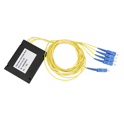 Cassette Type Splitter 1*4 Fiber Optic Couplers
