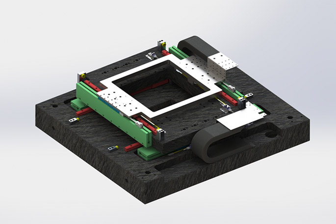 XY dual-drive platform Motors and Drives