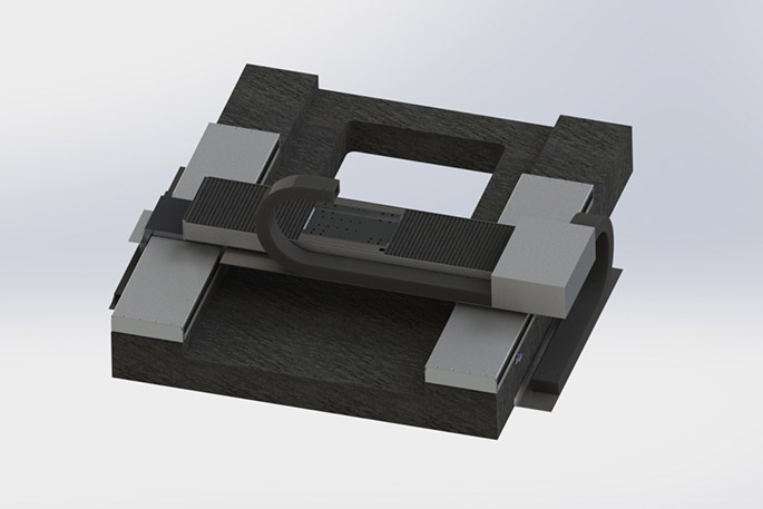 XY dual-drive gantry platform Motors and Drives