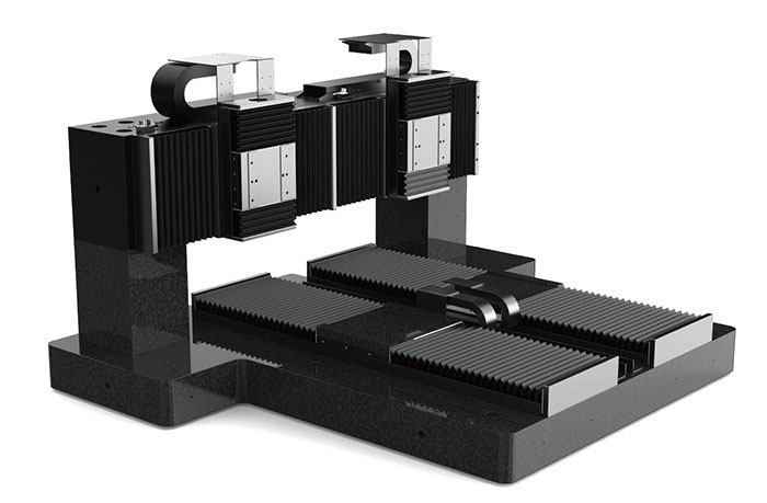 Gantry bridge-type multi-axis multi-mover precision platform Motors and Drives
