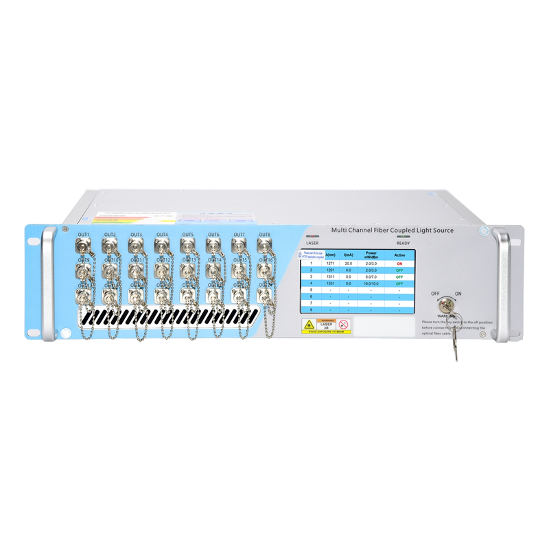 24 Channel multichannel fiber light source MC-FL-24-24-1310-10/20-SM/PM-B7 Laser Source Modules