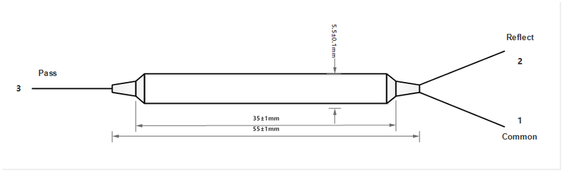 Polarization Maintaining Filiter Wavelength Division Multiplexers Fiber Optic Isolators
