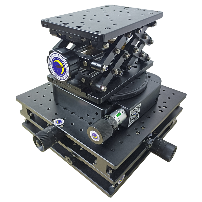 XYZR Large four-dimensional combined translation stage Positioner