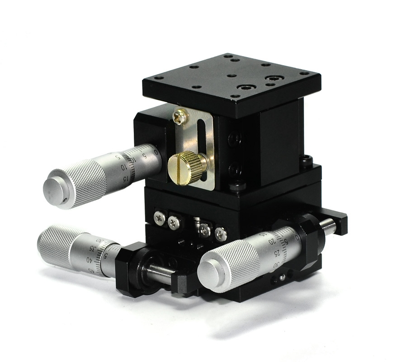 Three-dimensional combined translation stage Positioner